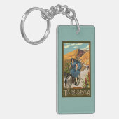 Porte-clés La bicyclette de Mt. Haleakala monte Hawaï (Devant gauche)