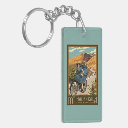 Porte-clés La bicyclette de Mt. Haleakala monte Hawaï (Devant gauche)