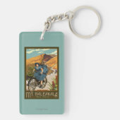 Porte-clés La bicyclette de Mt. Haleakala monte Hawaï (Dos)