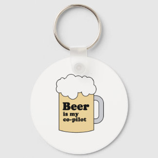 PORTE-CLÉS LA BIÈRE EST MON COPILOTE