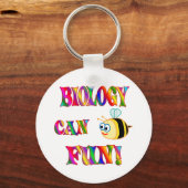 Porte-clés La biologie est amusante (Recto)