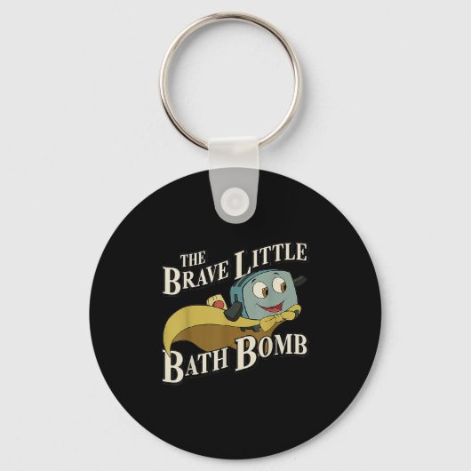 Porte-clés La Bombe de Bain Peureuse (Recto)