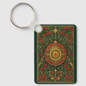 Porte-clés La Boussole Dorée de Noël (Recto)