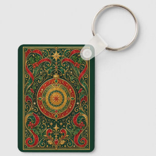 Porte-clés La Boussole Dorée de Noël