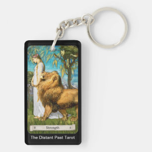 Porte-clés La carte de force du jeu de tarot du passé lointai