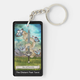 Porte-clés La carte de l'As d'Épées du jeu de tarot The Dista