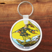 Porte-clés La carte fou Tarot (Recto)