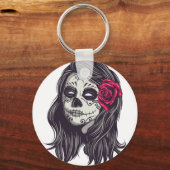 Porte-clés La Catrina - Dia De Los Muertos (Recto)
