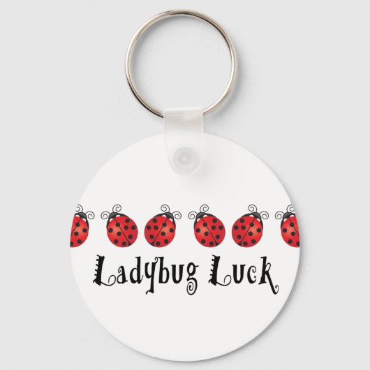 Porte-clés La chance de Ladybug (Recto)