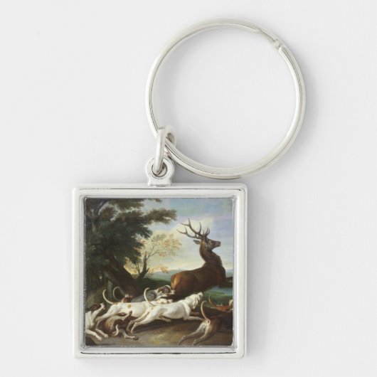 Porte-clés La chasse à cerfs communs, 1718 (Devant)