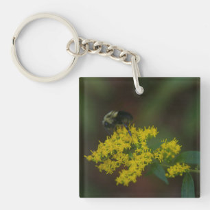 Porte-clés La chasse aux abeilles sur le Porte - clé Goldenro