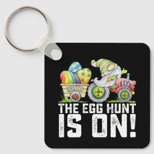 Porte-clés La chasse aux œufs est sur Gnome drôle de Pâques