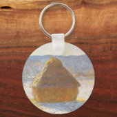 Porte-clés La cheminée à grain du matin, Effet neige de Claud (Verso)