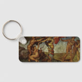 Porte-clés La chute et l'expulsion de Michel-Ange, jardin d'É (Verso)