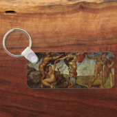 Porte-clés La chute et l'expulsion de Michel-Ange, jardin d'É (Verso)