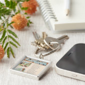 Porte-clés La cigogne et le Fox des fables (Côté)