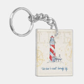 Porte-clés La citation côtière | prennent du temps de marcher (Devant gauche)