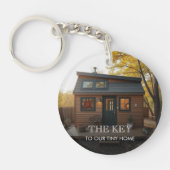 Porte-clés La clé de notre petite photo de maison (Devant)