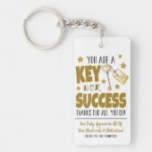 Porte-clés La clé de notre succès Merci d'entreprise Apprécia (Devant)