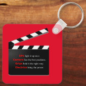 Porte-clés La CLÉ du réalisateur pour le succès (Verso)