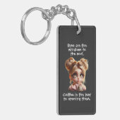 Porte-clés La Clé Est Le Café (Devant gauche)