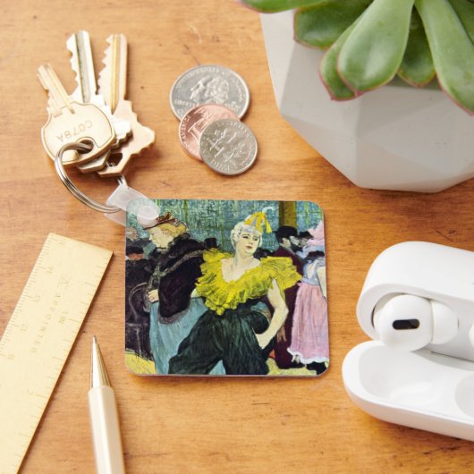 Porte-clés La Clownesse (Clown) Cha-U-Kao by Toulouse Lautrec (Bureau)