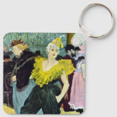 Porte-clés La Clownesse (Clown) Cha-U-Kao by Toulouse Lautrec (Dos)