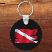 Porte-clés La collection Dive Flag (Recto)