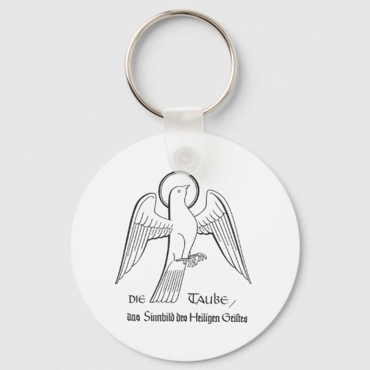 Porte-clés La colombe, symbole du Saint-Esprit (Recto)