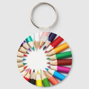 Porte-clés La coloration crayonne le porte - clé