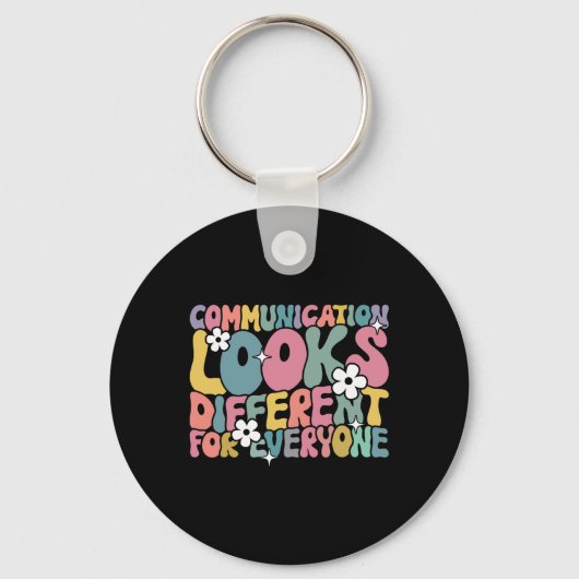 Porte-clés La communication est différente pour chaque person (Recto)