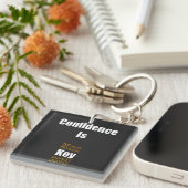 Porte-clés La confiance est la clé (Devant Droit)