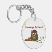 Porte-clés La Connaissance Est Le Pouvoir ! (Devant gauche)