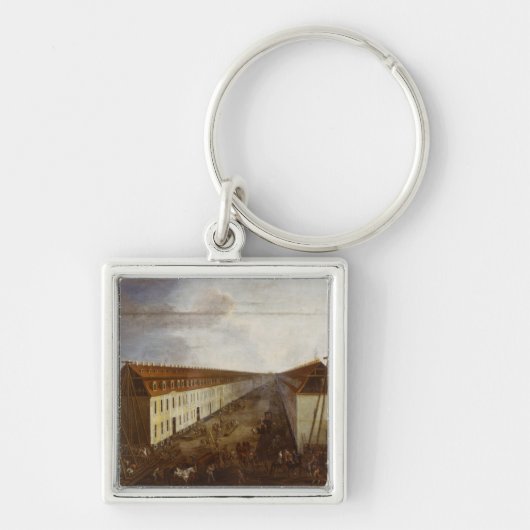 Porte-clés La construction travaille à Friedrichstrasse à (Devant)