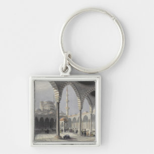 Porte-clés La cour de la mosquée du sultan Achmet, Istanbul