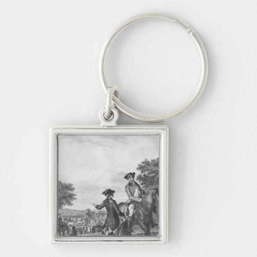 Porte-clés La course de cheval (Devant)