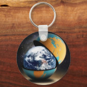 Porte-clés La couverture protectrice de la Terre (Recto)