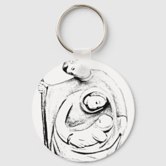 Porte-clés La crèche de Noël. Noël et Fêtes