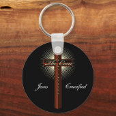 Porte-clés La croix est mon porte - clé de la liberté (Recto)