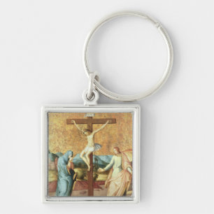 Porte-clés La crucifixion avec la Vierge et le St John l'Ev
