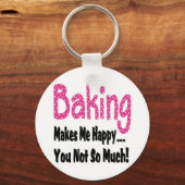 Porte-clés La Cuisine Me Rend Heureux (Recto)