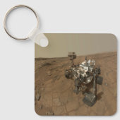 Porte-clés La Curiosité A Rover Sur La Surface De Mars. (Recto)