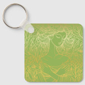 Porte-clés La dame dans le Gardem (Recto)