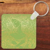 Porte-clés La dame dans le Gardem (Verso)