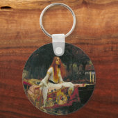 Porte-clés La Dame de Shalott sur l'eau (Recto)