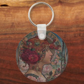 Porte-clés La Dame des roses (Recto)