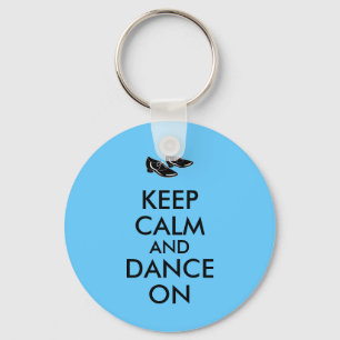Porte-clés La danse chausse personnalisable gardent le calme