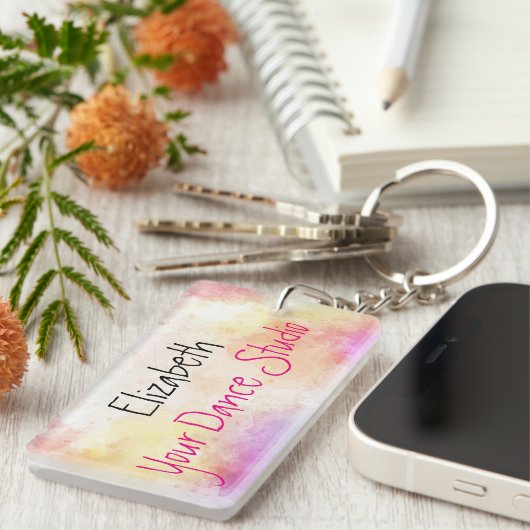 Porte-clés La danse commence le studio fait sur commande de (Devant droit)