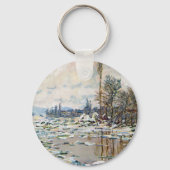 Porte-clés La débâcle des glaces de Claude Monet (Recto)