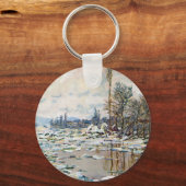 Porte-clés La débâcle des glaces de Claude Monet (Recto)